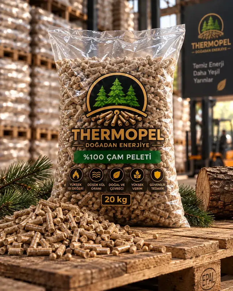 Thermopel 20 kg çam pelet yakıtı